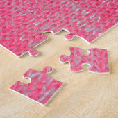Rosa brennen Muster-FriedensLiebe-Schicksals-Kunst Puzzle (Seite)