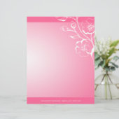 rosa Briefkopf 311-Lush (Stehend Vorderseite)