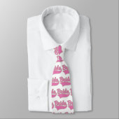 rosa Brillendesign mit Swash-Schwanz Krawatte (Gebunden)