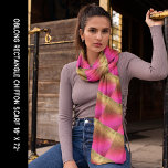Rosa Bronze Gold Shiny Abstraktes Muster lang Schal<br><div class="desc">Scarf mit bunten Farbtönen in abstrakten Kunstmustern,  die einen glänzenden Look verleihen. Personalisieren Sie diese Vorlage,  wenn Sie zum Austausch des Bilds gewollt haben. Weitere Anpassungen für weitere Änderungen.</div>