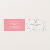 Rosa Brown besprüht selbst gemachte Visitenkarten (Außenseite Aufgefaltet)