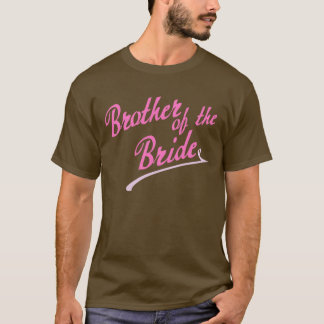 Rosa Bruder der Braut T-Shirt