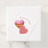 Rosa Brunch mit Babydusche Geschenkanhänger (Beispiel)