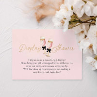 Rosa Brunch und Bubbly Display Dusche