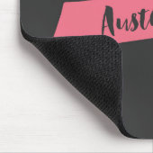 Rosa Brush Austenit Mousepad (Ecke)