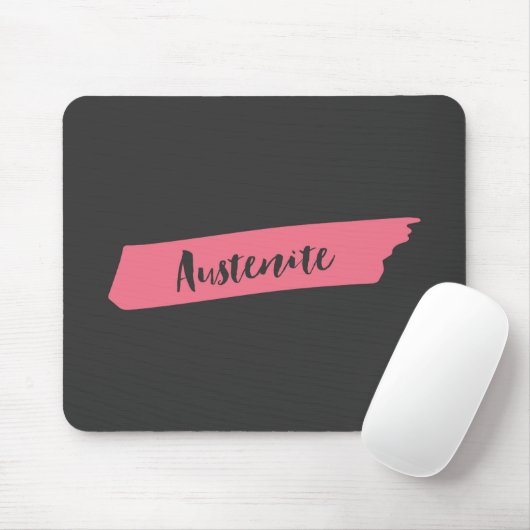 Rosa Brush Austenit Mousepad (Mit Mouse)