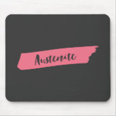 Rosa Brush Austenit Mousepad (Vorne)