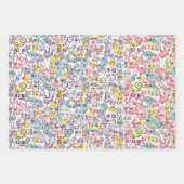 rosa Brustdesign Geschenkpapier Set (Vorderseite)