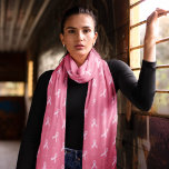 rosa Brustkrebs-Bewusstseinsbild Schal<br><div class="desc">Pink Breast Cancer Awareness Ribbon Muster Scarf</div>