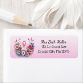 Rosa Brustkrebs-Rücksendesiegel (Insitu)