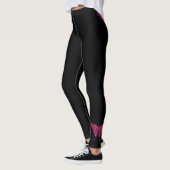 Rosa Brustkrebs Schleife Leggings (Links)