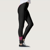 Rosa Brustkrebs Schleife Leggings (Rechts)