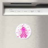 Rosa Brustkrebs Schleife Magnet (In Situ (Geschirrspüler))