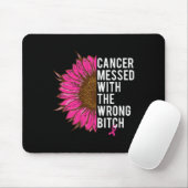 Rosa Brustkrebs Schleife mit Unrecht Mousepad (Mit Mouse)