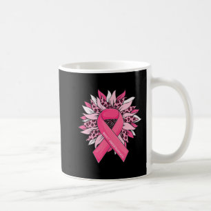Rosa Brustkrebs Schleife Sonnenblumen Brustkrebs Kaffeetasse