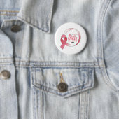 Rosa Brustkrebs-Schleife Zeichnend BCA Monat Button (Beispiel)