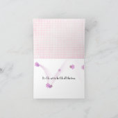 Rosa Brustkrebs Schleifen und Milchprodukte Karte (Innenseite)