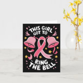 Rosa Brustkrebserkrankung Dieses Mädchen Got zu kl Karte (Gelbe Blume)