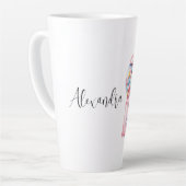 Rosa Bubble Gum Whimsical   Milchtasse (Linke Ecke)