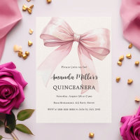 Rosa Bube elegant Quinceanera Luxus