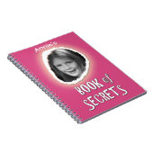 Rosa Buch der Geheimnisse mit benutzerdefiniertem  (Rechte Seite)