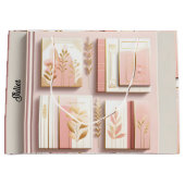 rosa Buch Große Geschenktüte (Vorderseite)