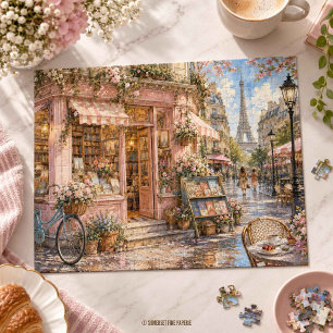 Rosa Buchhandlung in Paris Puzzle