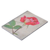 Rosa Bud Art von Gertie's Garden Notizblock (Linke Seite)