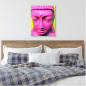 Rosa Buddha Leinwanddruck (Insitu (Schlafzimmer))