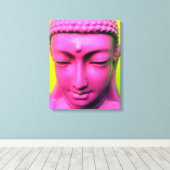 Rosa Buddha Leinwanddruck (Insitu (Holzboden))