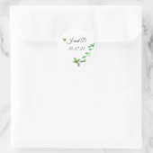 Rosa Buds auf der grünen Wiese Runder Aufkleber (Tasche)