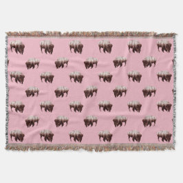 Rosa Buffalo Herd Decke
