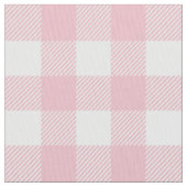 Rosa Buffalo Kariert Stoff (Nahaufnahme)