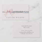 Rosa-Bug-Gestaltflöte Visitenkarte (Vorne/Hinten)