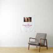 Rosa Bug jubelt auf 50-jährige Hochzeit Wandteppich (Beispiel)