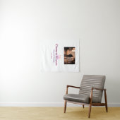 Rosa Bug jubelt auf 50-jährige Hochzeit Wandteppich (Beispiel (Horizontal))