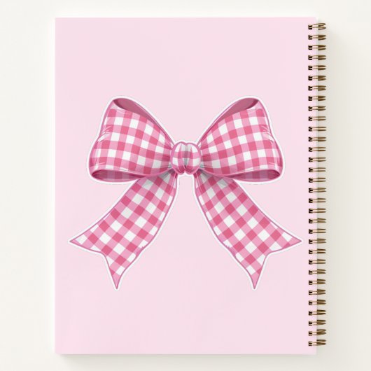 Rosa Bug Notizblock (Rückseite)