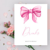 Rosa Bugbaby Dusche - Drinks Poster