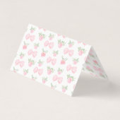 Rosa Bugbaby Dusche faltbar danke Karten (Rückseite)