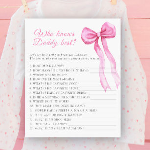 Rosa Bugbaby Dusche Wer Papa am besten Spiel kennt