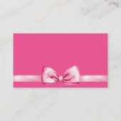 Rosa Bugband Babydusche niedliche Windelraffinerie Begleitkarte (Rückseite)