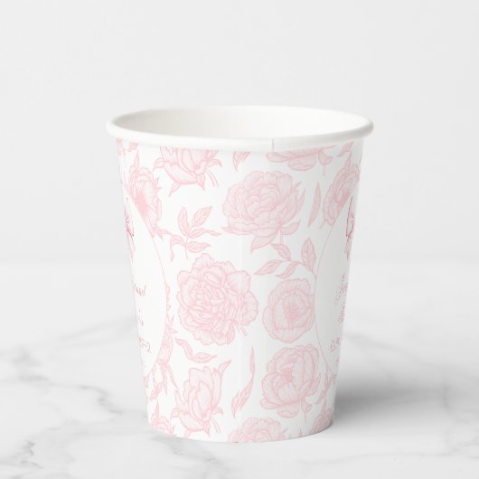 Rosa Bugband Boho Baby Duschpapier Becher (Rechts)