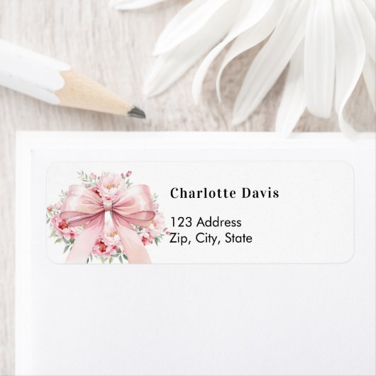 Rosa Bugblume Rücksendeadresse (Insitu)