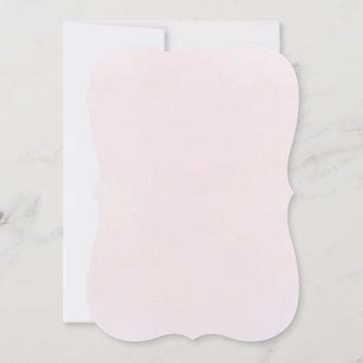 rosa Bugform | Taufe Einladung (Rückseite)