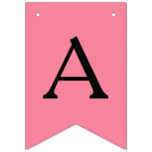 Rosa Buggengeburtstage Wimpelkette (Dritte Fahne)