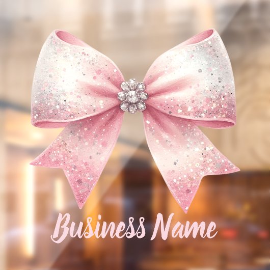 Rosa Buglogo Fensteraufkleber (Blatt 2)