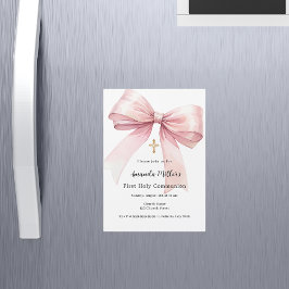 Rosa Bugmädchen Erste Kommune Magneteinladung