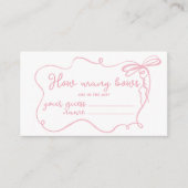 Rosa Bugwavy Wie viele Bogen im Glas Begleitkarte (Vorderseite)