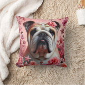 Rosa Bulldogge Kissen! Kissen (Decke)