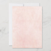 Rosa Bunco Bunco Dice Party Einladung (Rückseite)